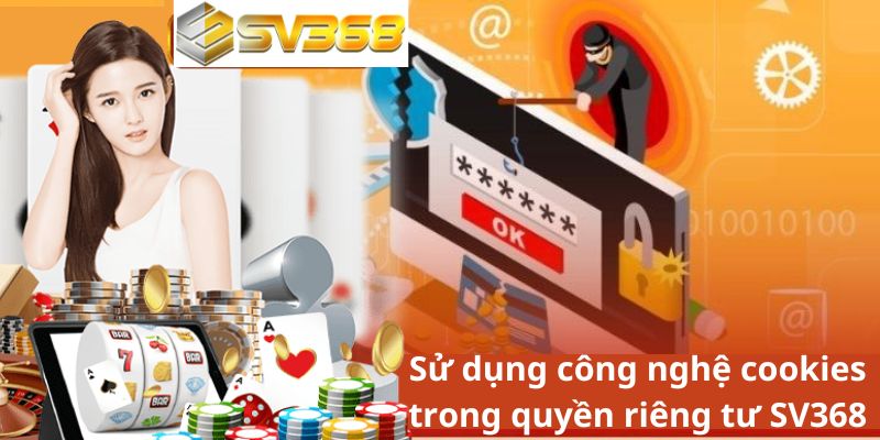 Sử dụng công nghệ cookies trong quyền riêng tư SV368